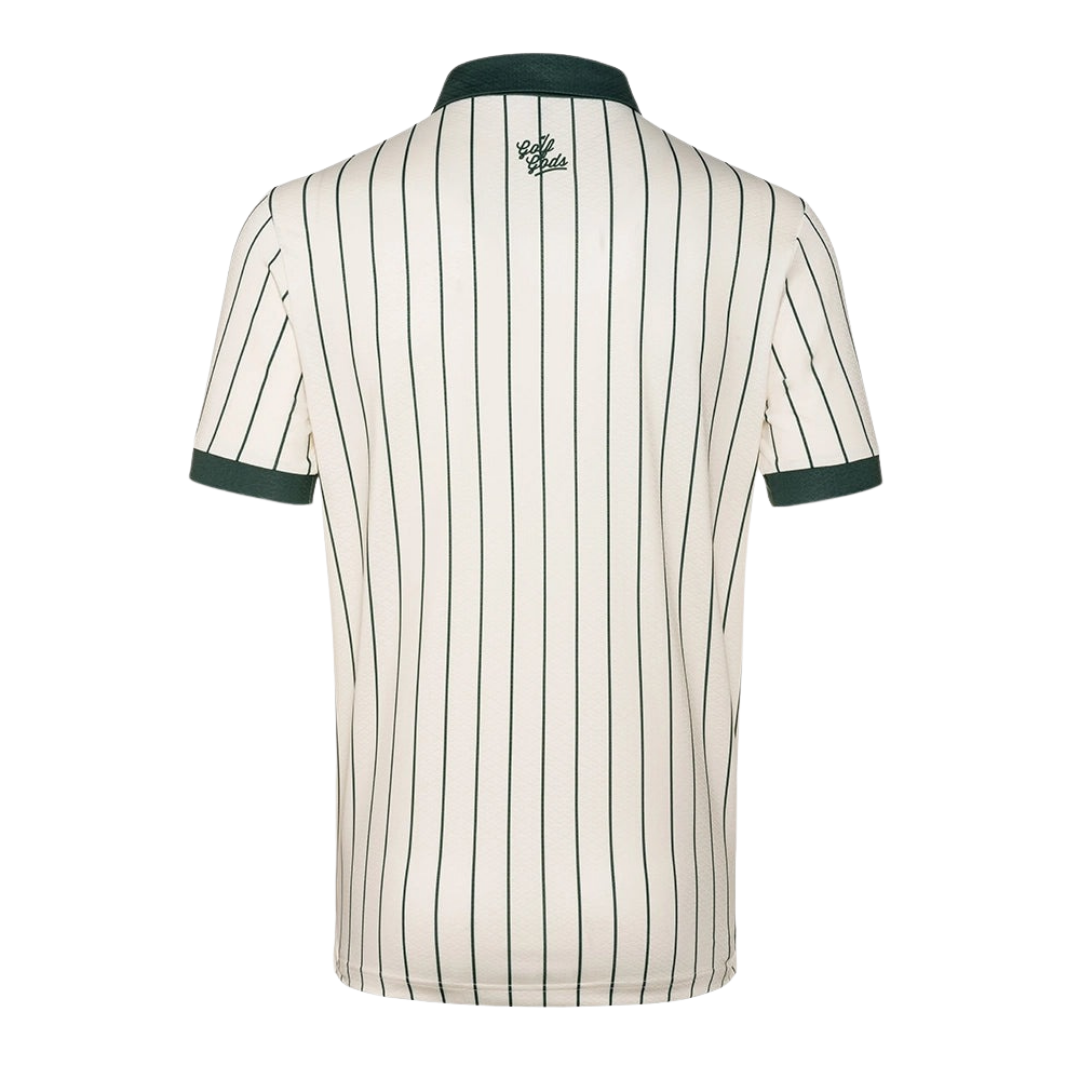 GOLF GODS - GOLF GODS Men's Bullpen Green Cool Tech Performance Golf Polo - The Agora Bangkok